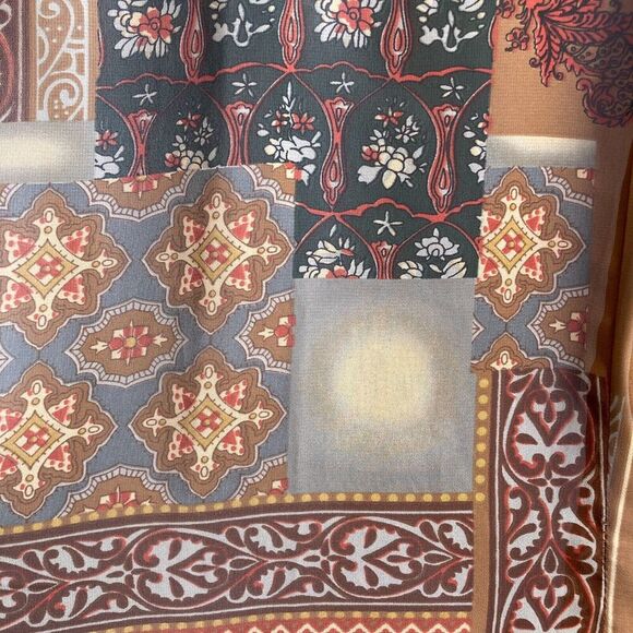 Vintage Jessica Ash Women’s Patchwork‎ Tunic Top Art To Wear Size XL Lagenlook - Picture 6 of 9